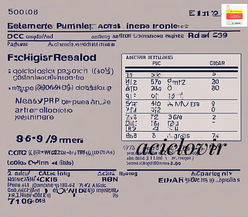 Se necesita receta medica para comprar aciclovir